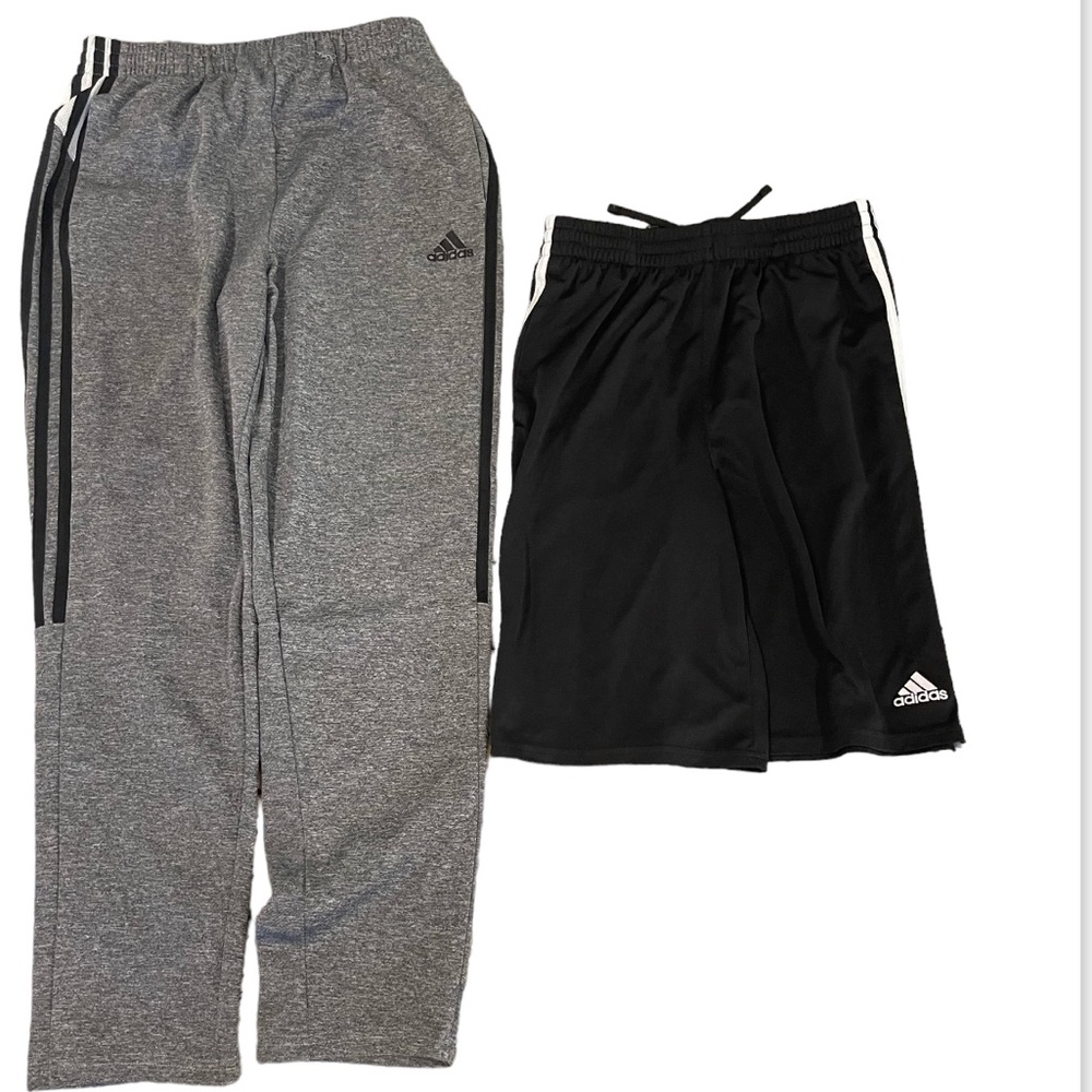 Boys Adidas XL Joggers and Shorts Bundle